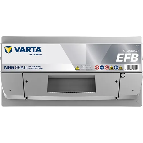 Аккумулятор VARTA Dynamic EFB N95 95Ah 850A 207х175х190 «-+» — изображение 4